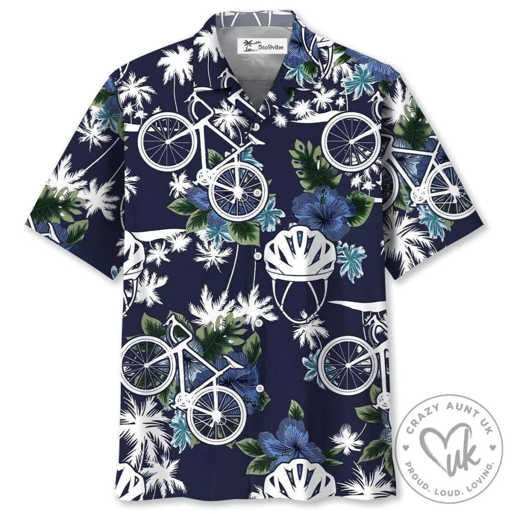 Cycling Bicycle And Palm Trees Hawaiian Shirt 6 Cycling Bicycle And Palm Trees Hawaiian Shirt