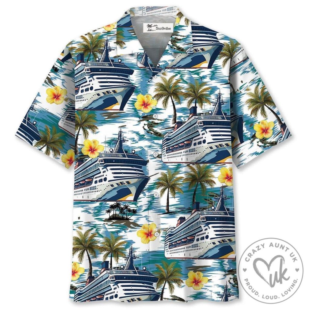Cruise Ship Tropical Hibiscus Hawaiian Shirt 1 Cruise Ship Tropical Hibiscus Hawaiian Shirt