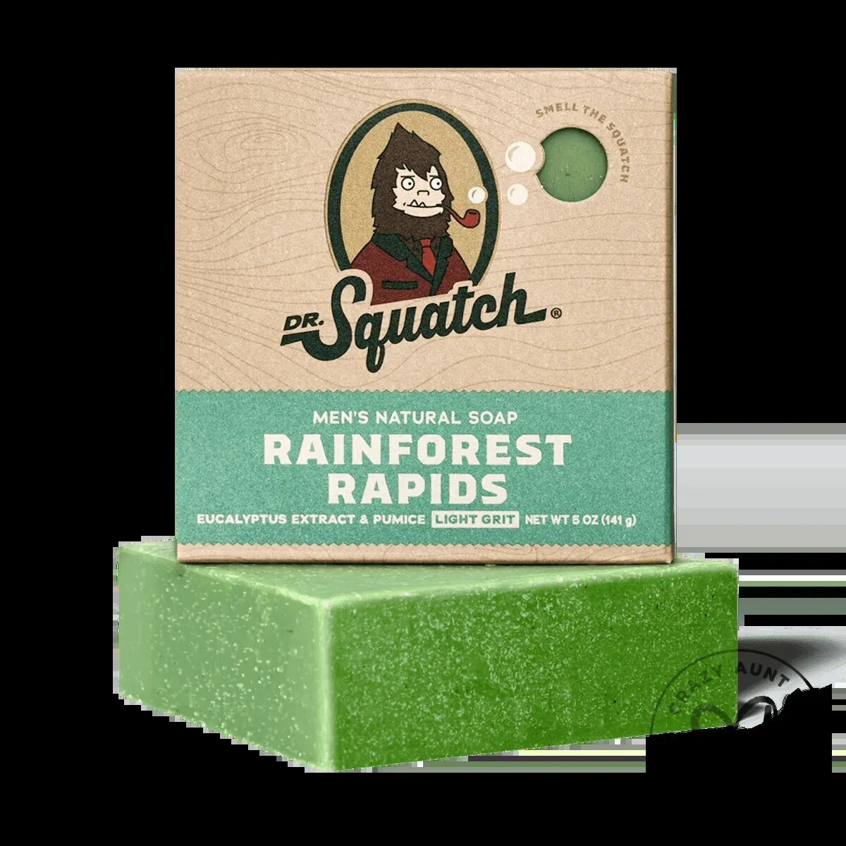 Dr. Squatch Rainforest Rapids Eucalyptus Extract and Pumice Natural Soap