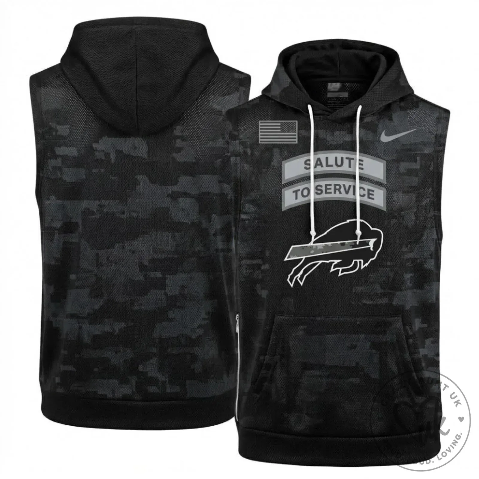 Buffalo Bills Salute to Service Black Sleeveless Hoodie Tank Top 11 Buffalo Bills Salute to Service Black Sleeveless Hoodie Tank Top