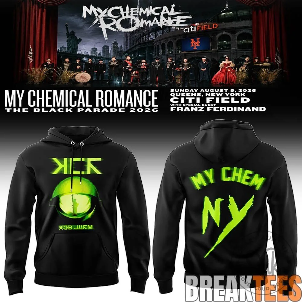 My Chemical Romance The Black Parade 2026 Citi Field Tour Hoodie