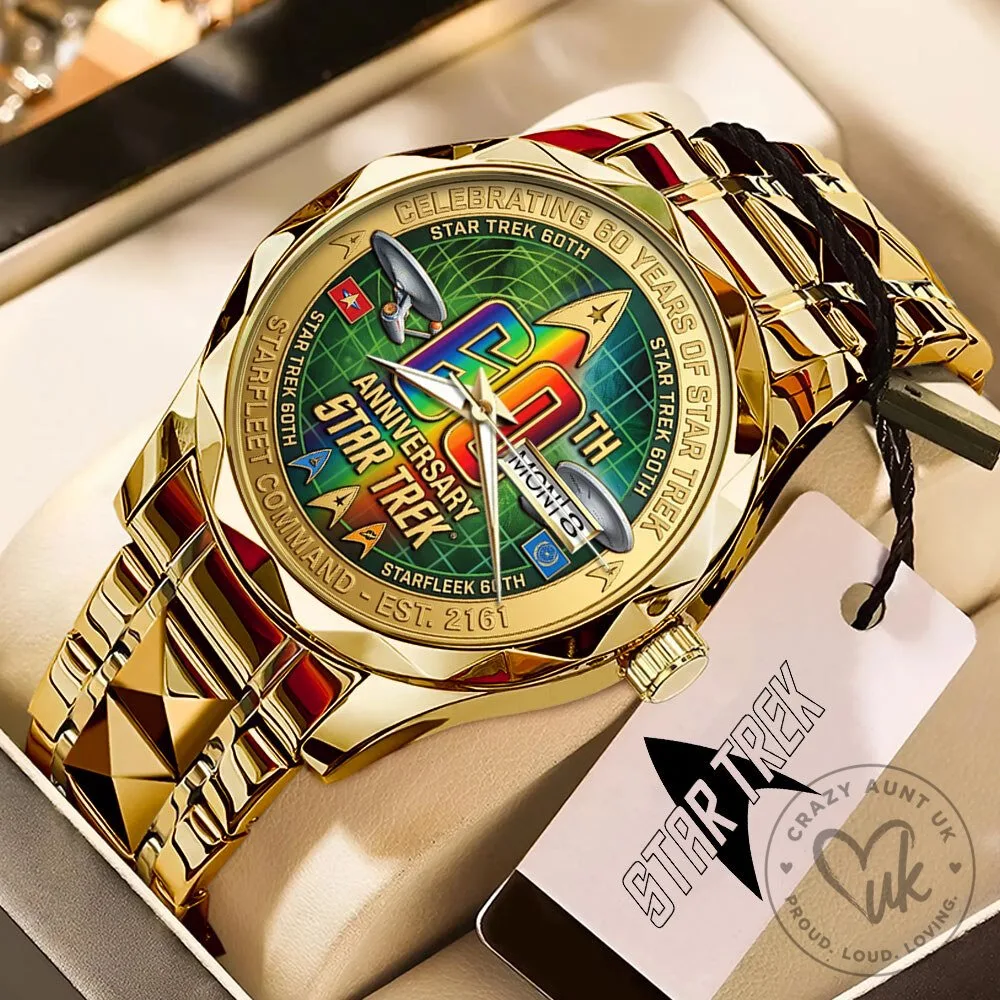 Star Trek 60th Anniversary Gold Quartz Watch
