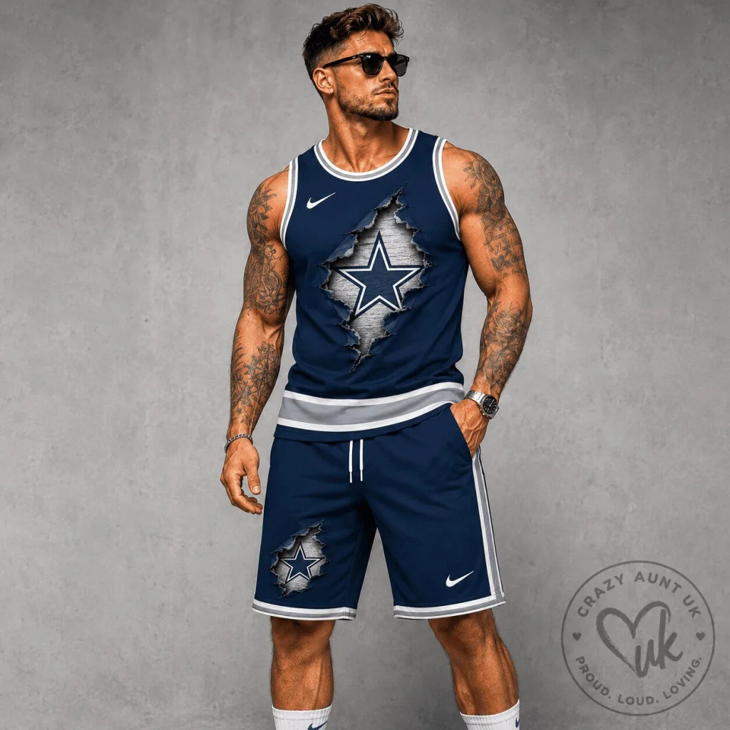 Dallas Cowboys NFL Football Team Navy Blue Tank Top 54 Dallas Cowboys NFL Football Team Navy Blue Tank Top