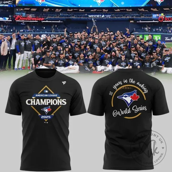 Toronto Blue Jays American League Champions World Series T-Shirt