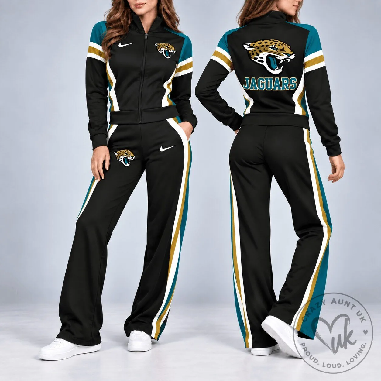Jacksonville Jaguars National Football League Women's Full-Zip Track Jacket