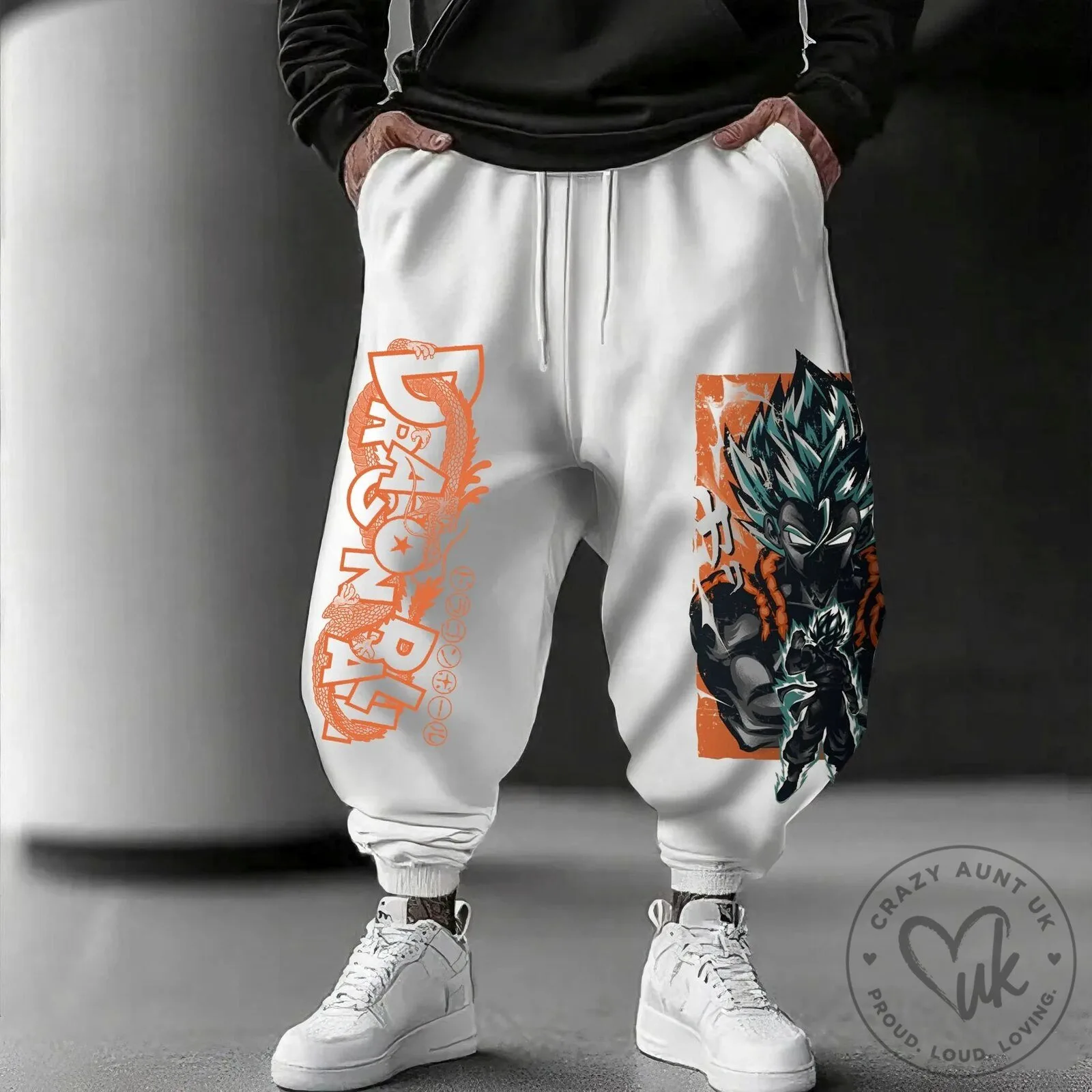 Dragon Ball Super Goku Ultra Instinct Anime Streetwear Jogger Pants