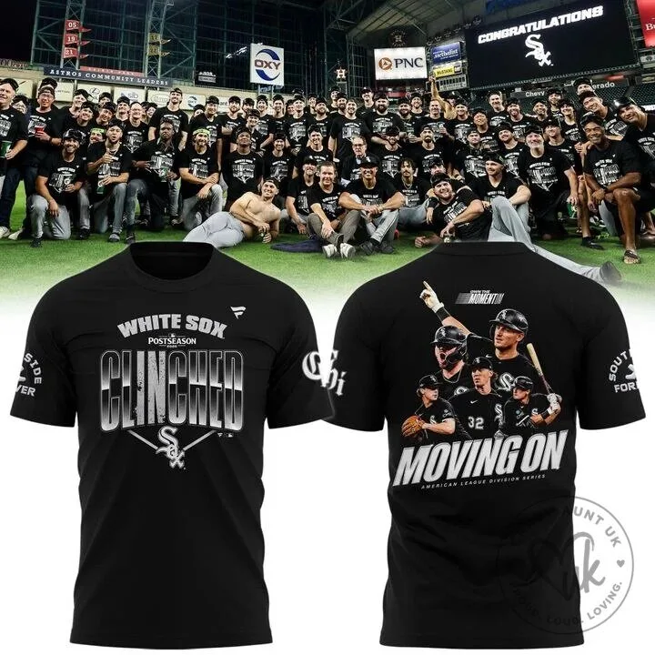 Chicago White Sox Clinched Postseason Moving On American League Division Series T-Shirt