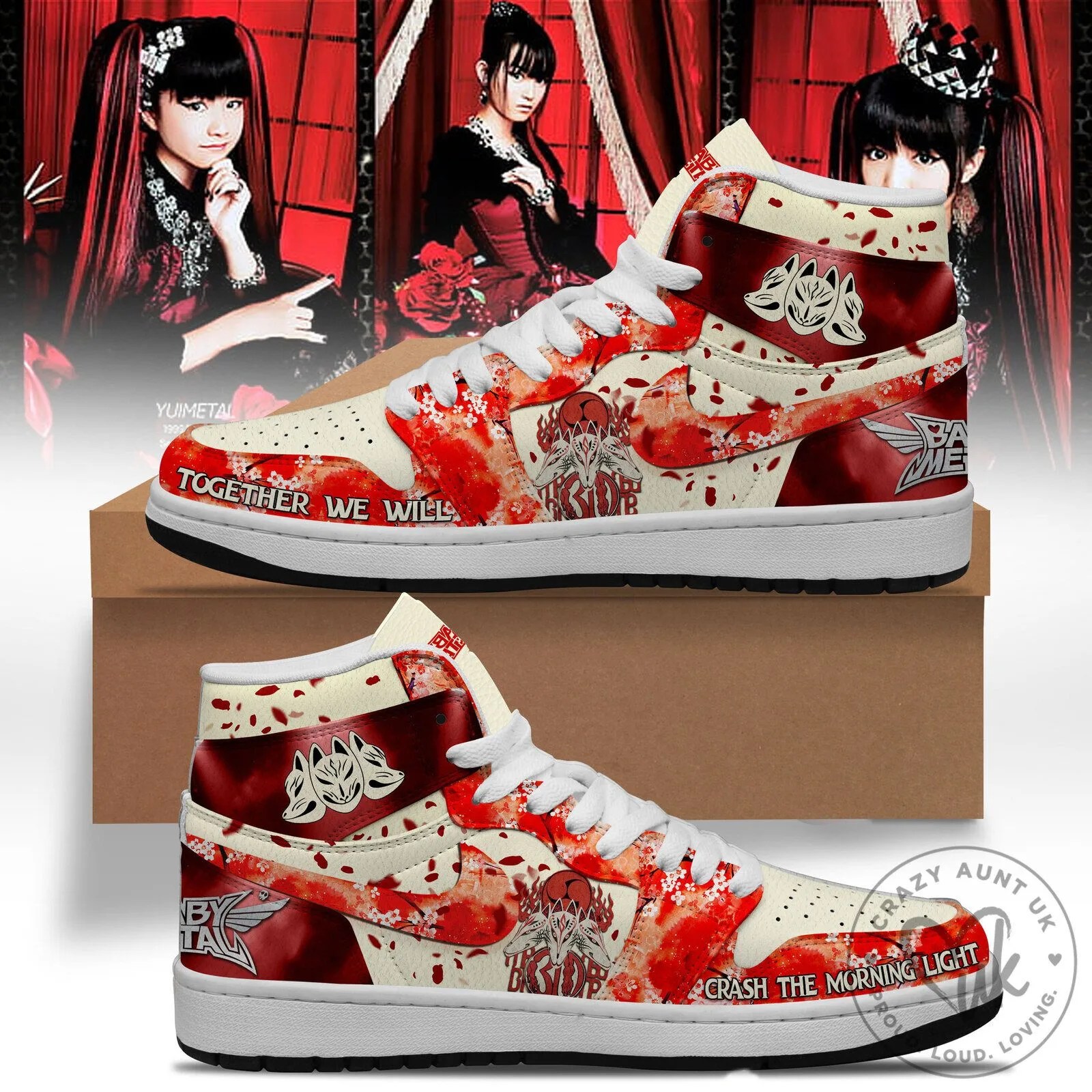 Babymetal Band Music Fashion Sneakers High Top Shoes