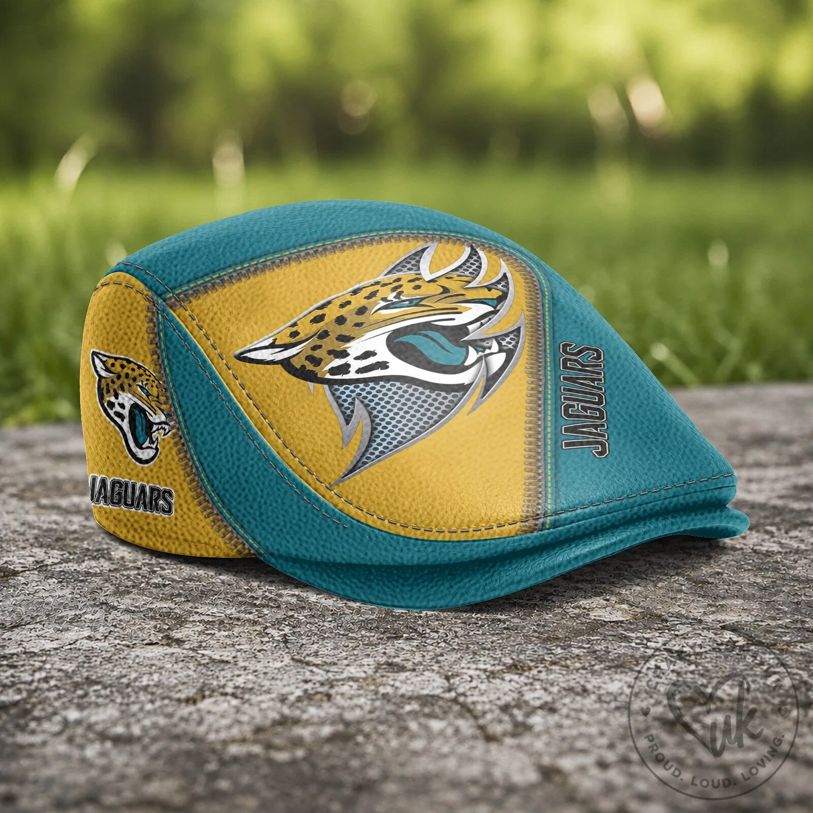 Jacksonville Jaguars NFL Golf Cap, Flat Cap for Men and Women 5 Jacksonville Jaguars NFL Golf Cap, Flat Cap for Men and Women