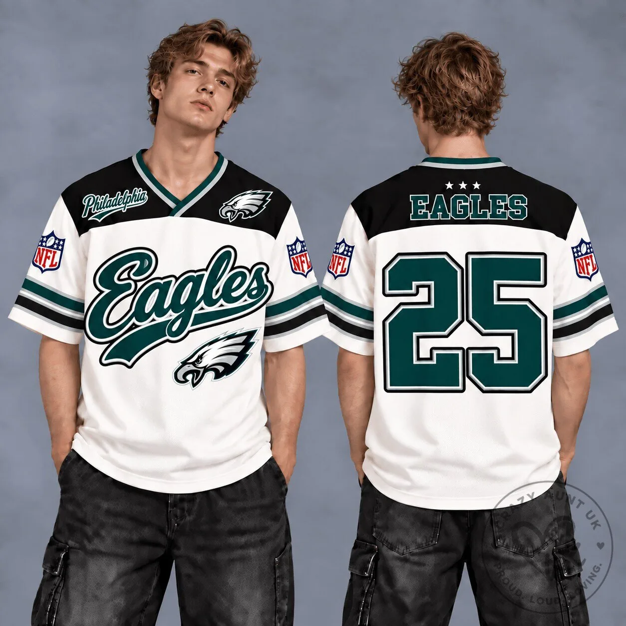 Philadelphia Eagles NFL Football Fan Jersey Number 25