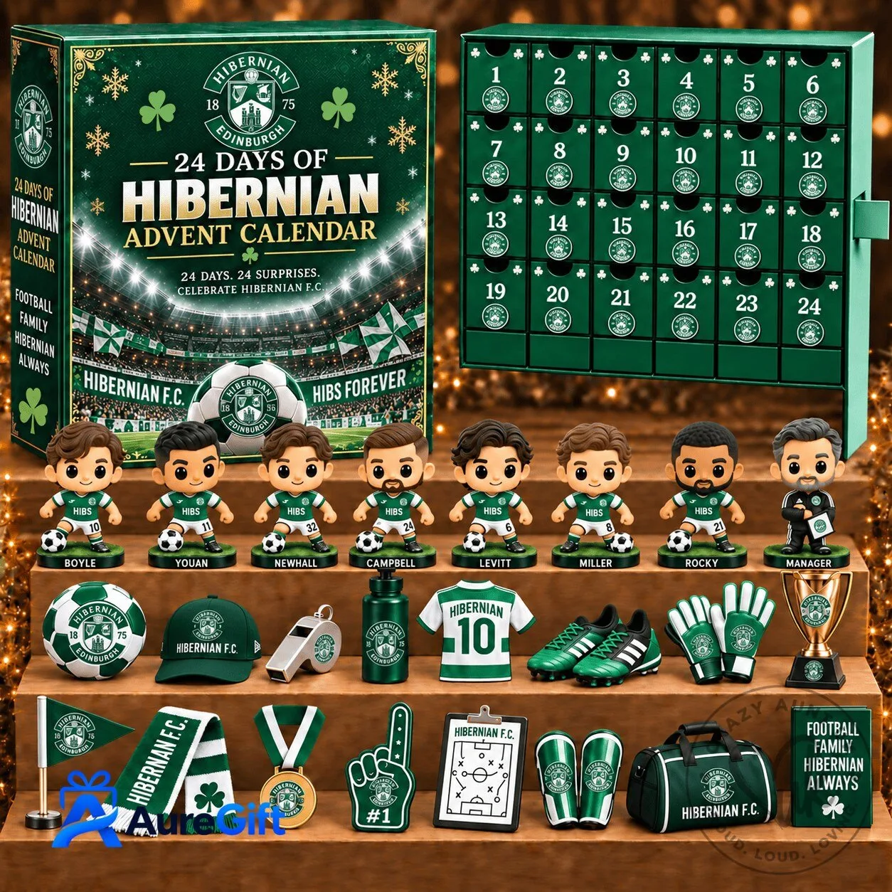 Hibernian Football Club Advent Calendar, 24 Days of Hibernian Surprises