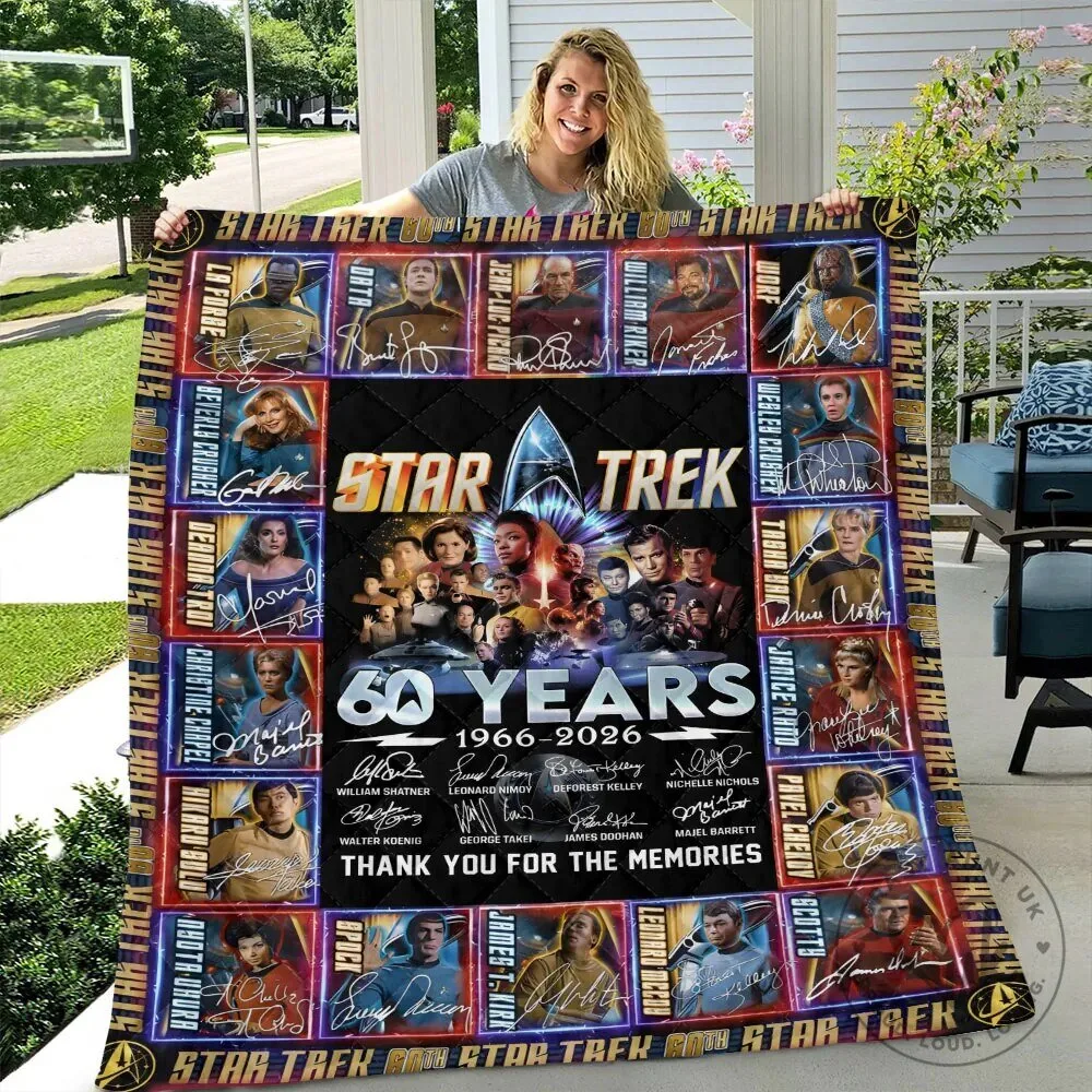 Star Trek 60th Anniversary Thank You For The Memories Quilt Blanket 9 Star Trek 60th Anniversary Thank You For The Memories Quilt Blanket