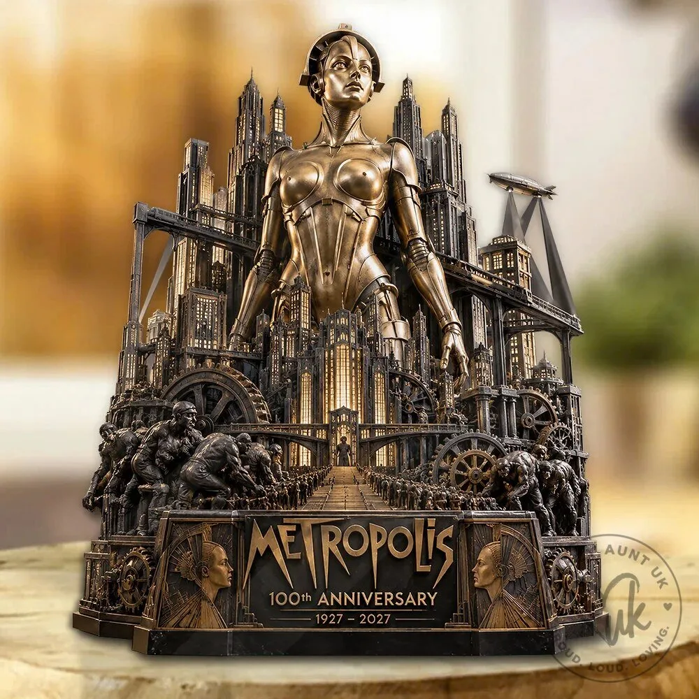 Metropolis 100th Anniversary Maria Robot Cityscape Sculpture Figurine