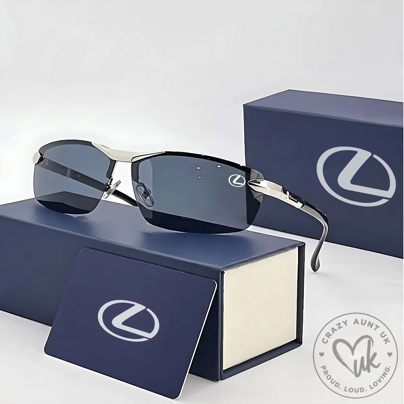 Lexus Sport Design Polarized Men's Sunglasses UV Protection