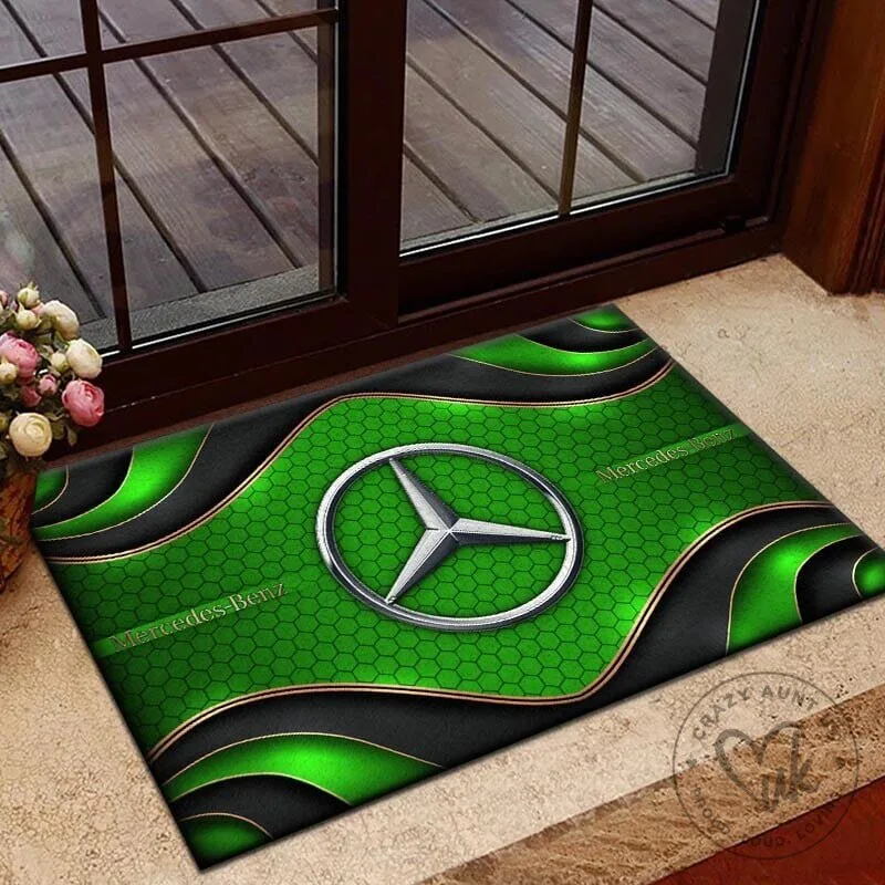 Mercedes-Benz Blue Hexagon Pattern Welcome Doormat 13 Mercedes-Benz Blue Hexagon Pattern Welcome Doormat