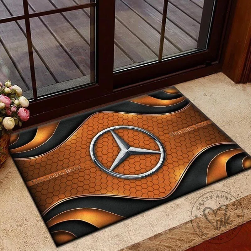 Mercedes-Benz Blue Hexagon Pattern Welcome Doormat 15 Mercedes-Benz Blue Hexagon Pattern Welcome Doormat