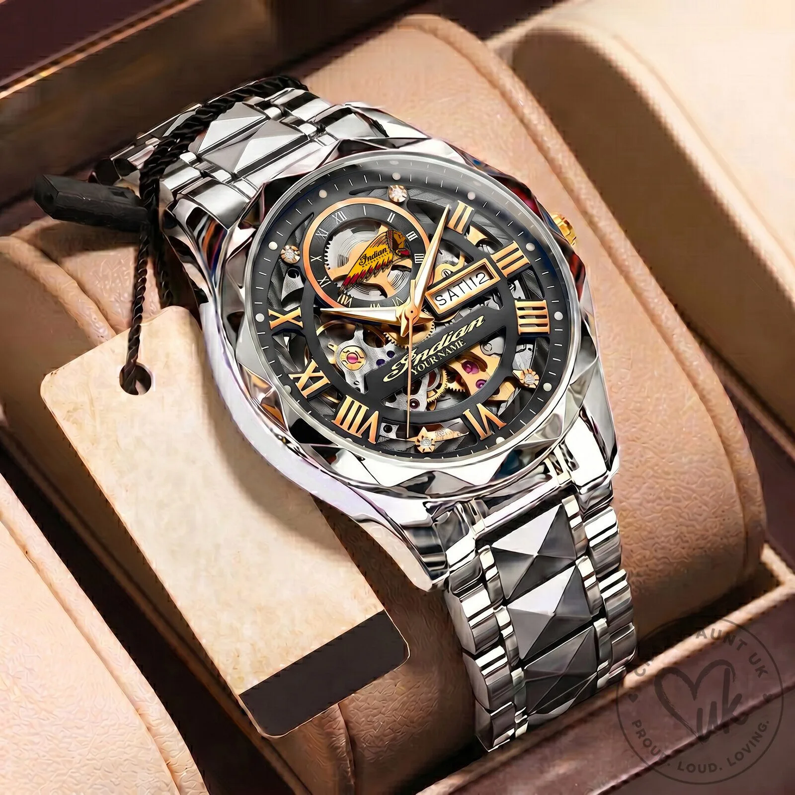 Elegant Fashion Design Automatic Mechanical Skeleton Watch for Men 13 Elegant Fashion Design Automatic Mechanical Skeleton Watch for Men