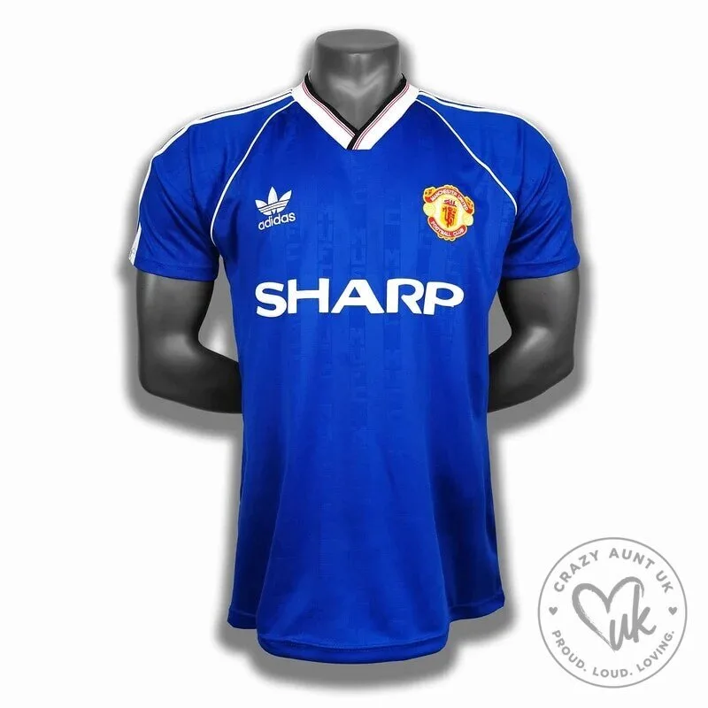 Manchester United 1988-1990 Third Retro Football Jersey 1 Manchester United 1988-1990 Third Retro Football Jersey