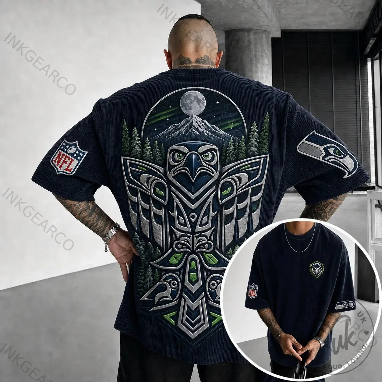 Seattle Seahawks NFL Football Team Logo T-Shirt