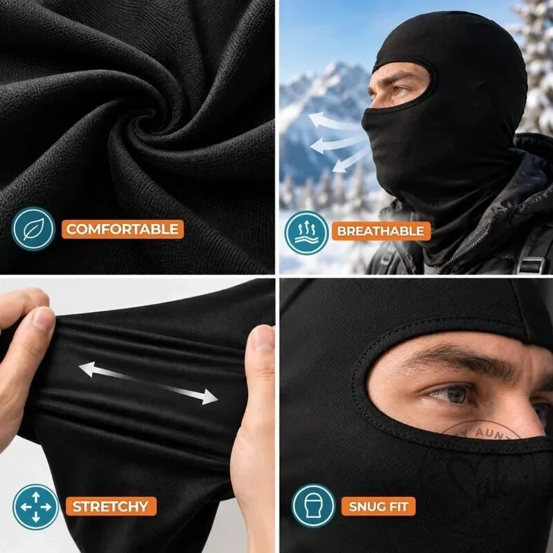 Funny Skiing Winter Balaclava Face Mask with Daisy Floral Pattern for Women 16 Funny Skiing Winter Balaclava Face Mask with Daisy Floral Pattern for Women
