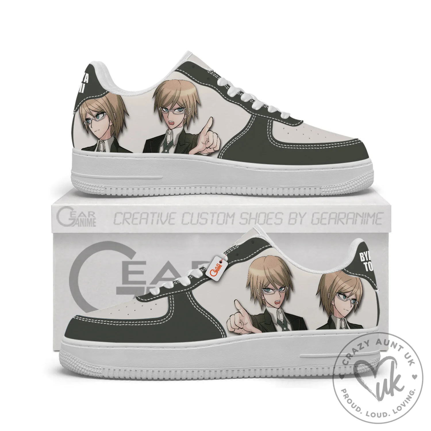 Byakuya Togami Danganronpa Anime Character Low-Top Sneakers Shoes