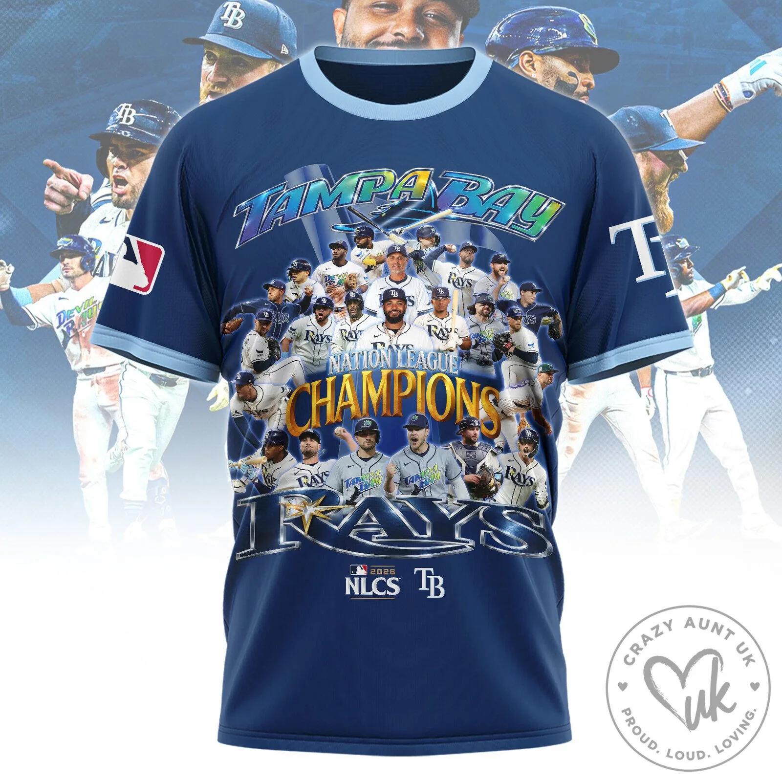 Tampa Bay Rays 2022 National League Champions Baseball Jersey 5 Tampa Bay Rays 2022 National League Champions Baseball Jersey