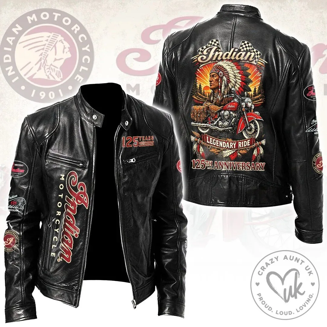 Legendary Ride Leather Jacket for the 125th Anniversary of Indian Motorcycle