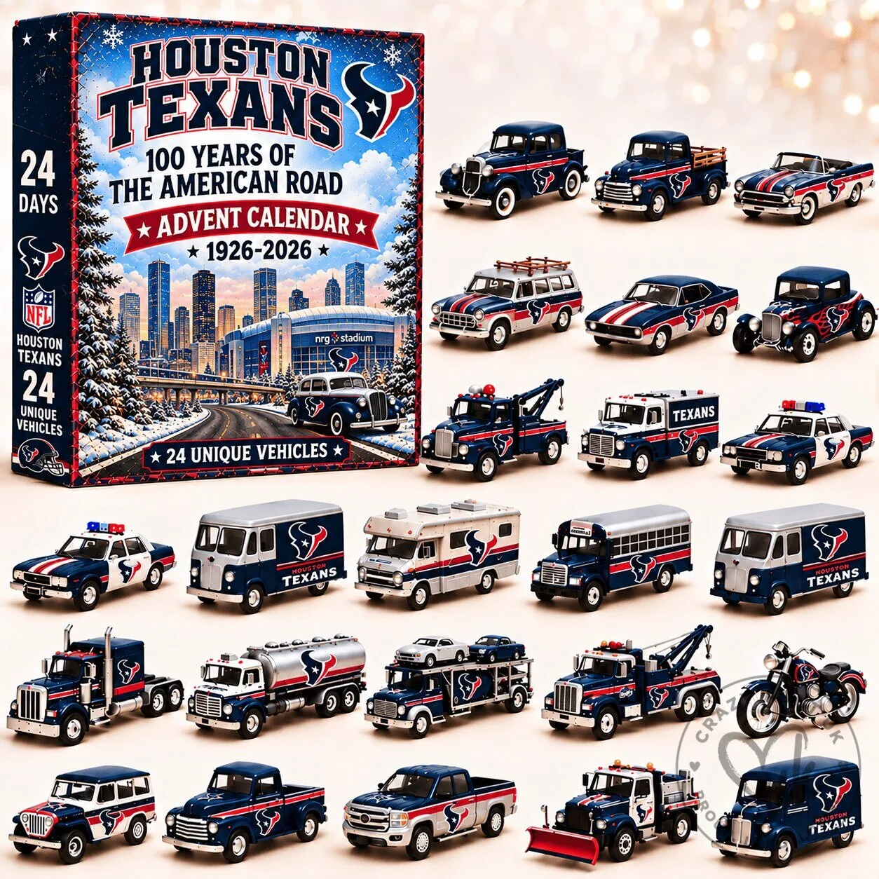 Houston Texans 100 Years of the American Road 2026 Advent Calendar