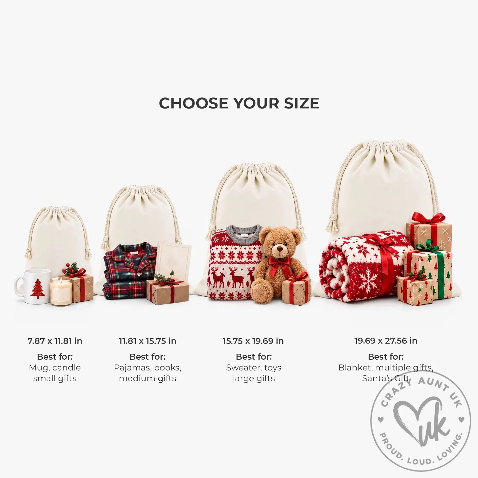 My First Christmas Personalized Baby Gift Bag with Custom Name and Year 11 My First Christmas Personalized Baby Gift Bag with Custom Name and Year